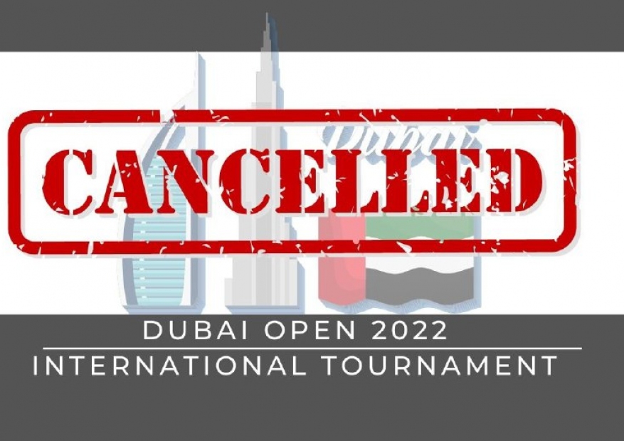 Cancellation of the Dubai Open 2022