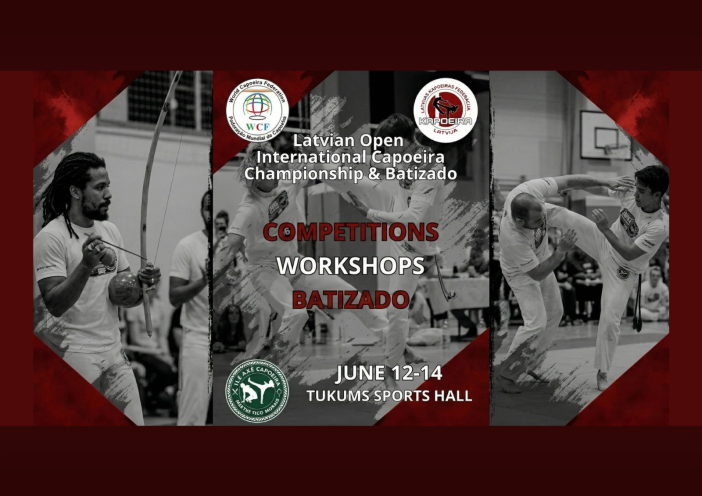 The Latvian Capoeira Federation, in collaboration with the WCF, is pleased to announce the upcoming Latvian Open Interna