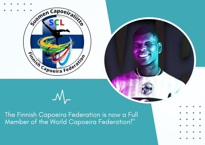 A Federação Mundial de Capoeira (WCF) tem o orgulho de anunciar que a Federação Finlandesa de Capoeira foi oficialmente 